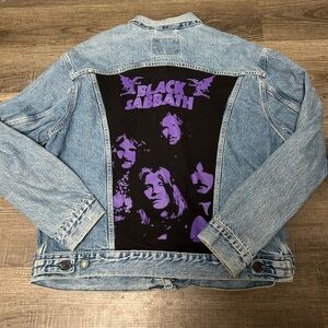 Vintage Black Sabbath Denim Jacket Levi Sz XXL 1992